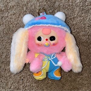 Baby Three Sweet Dreams 100% Plush pink bunny